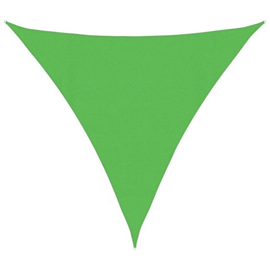 Voile d'ombrage 160 g/m² vert clair 4x4x4 m pehd