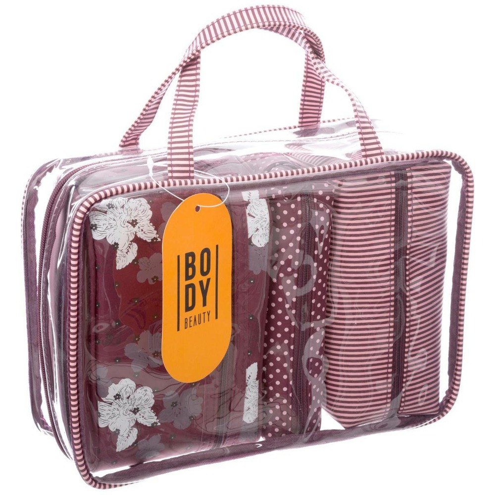 5five - set de 4 trousses de toilette