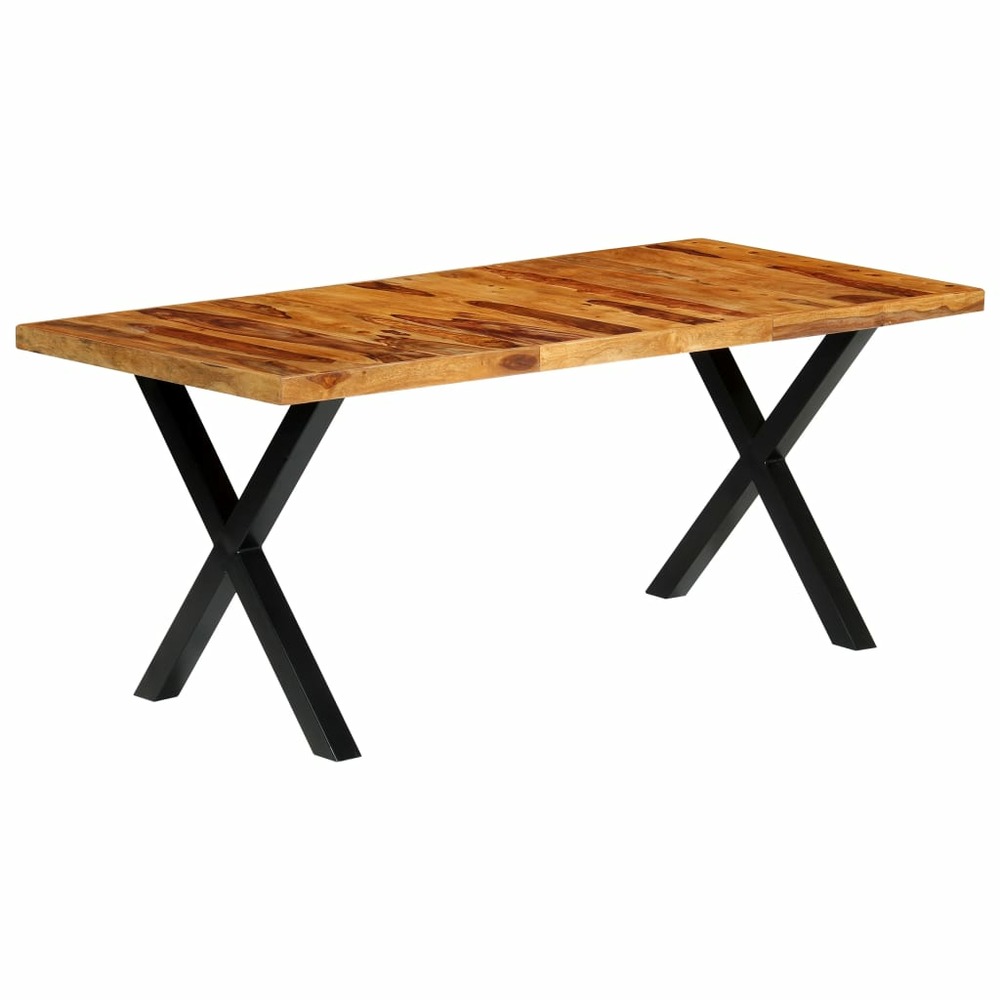 Table de salle à manger 180x90x76 cm bois de sesham solide