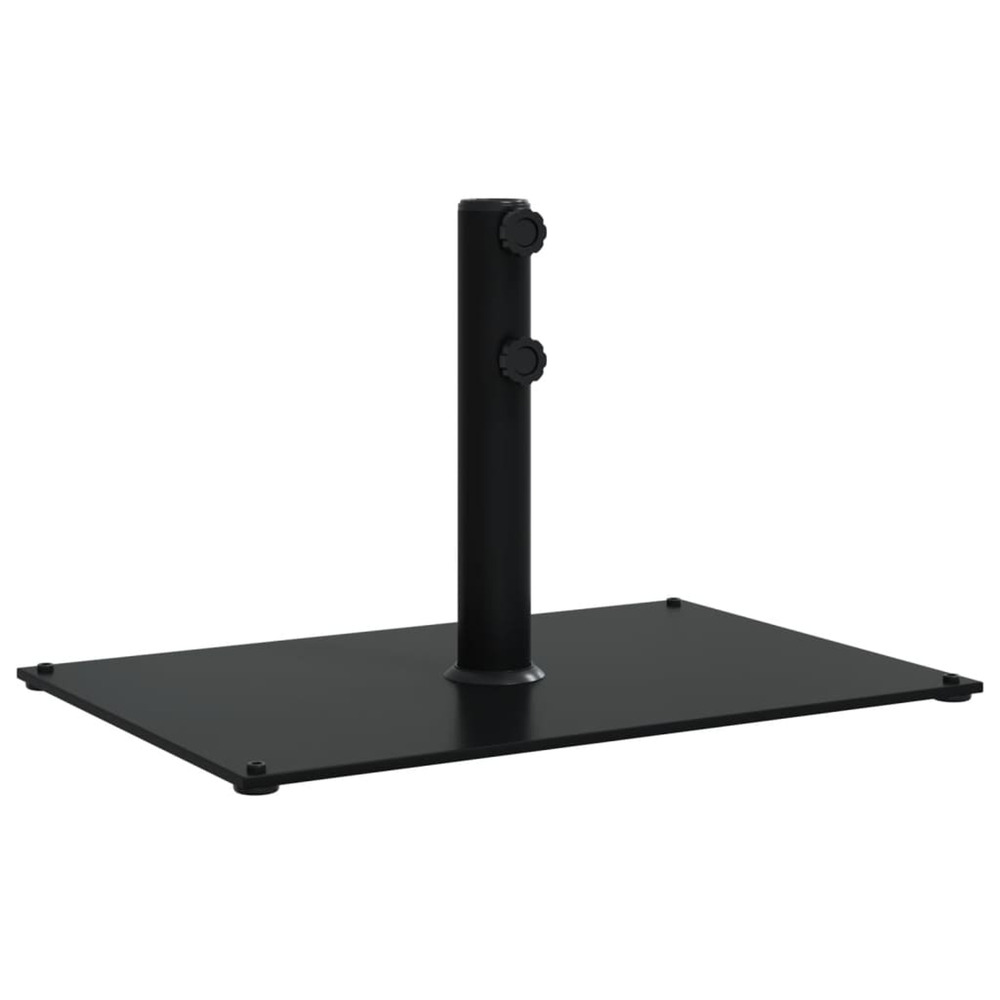 Base de parasol pour mâts ø32/38/48 mm 15 kg rectangulaire