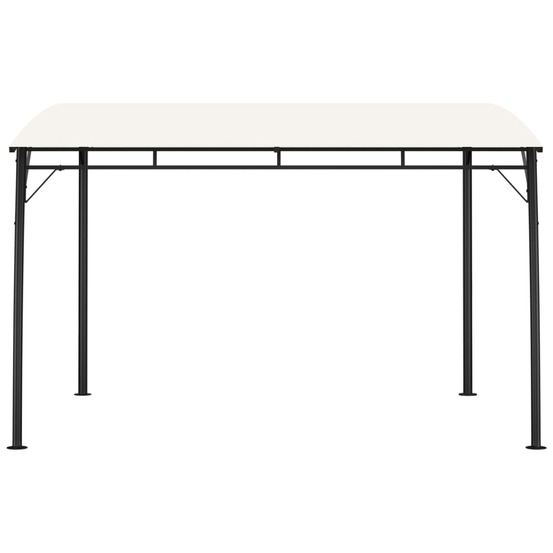 Auvent pare-soleil de jardin 3x3x2,55 m crème