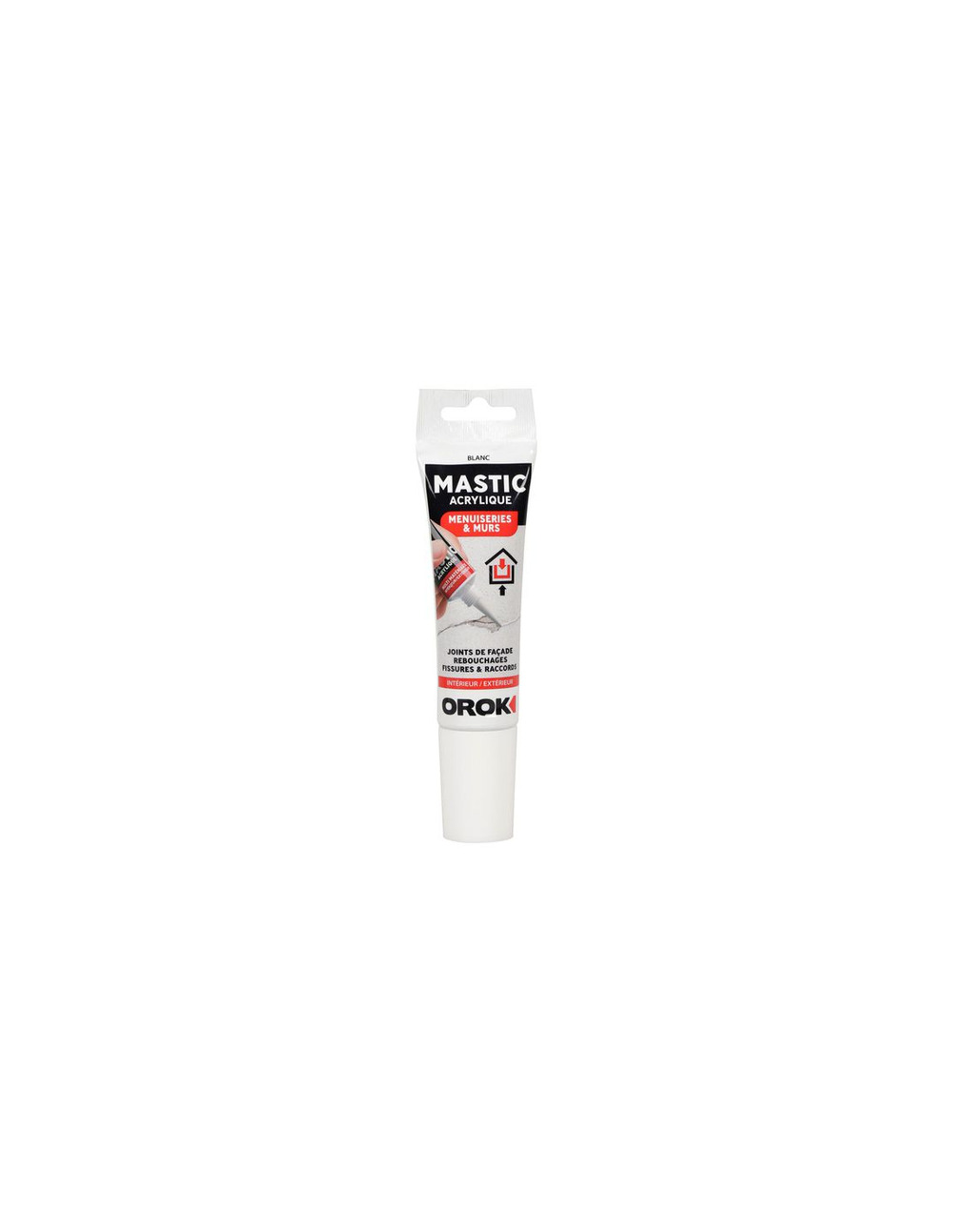 Mastic acrylique menuiseries et murs 85ml - orok