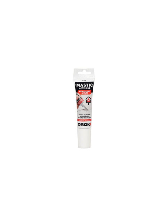 Mastic acrylique menuiseries et murs 85ml - orok