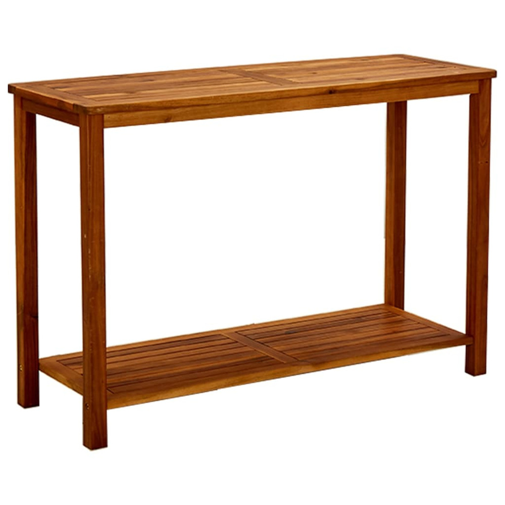 Table console de jardin 110x40x75 cm bois d'acacia solide