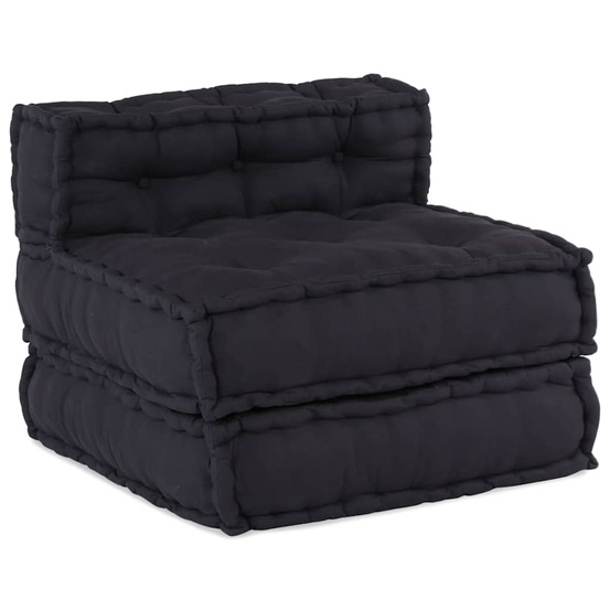 Canapé modulaire anthracite 70x70x54 tissu