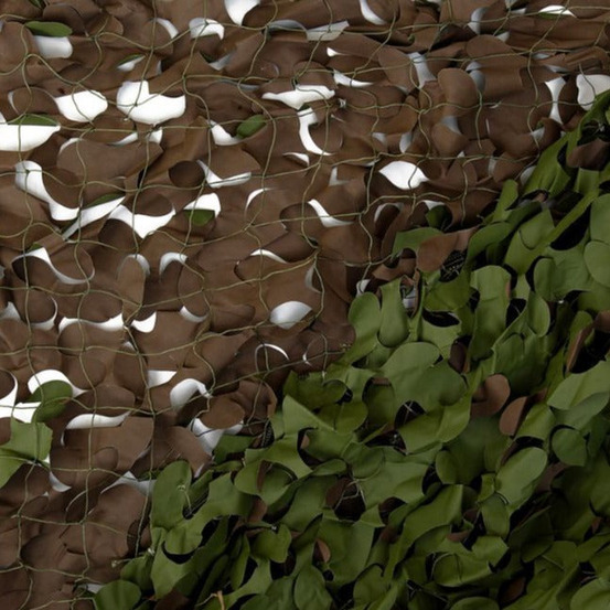 Filet de camouflage renforcé câble acier militaire 3x4m