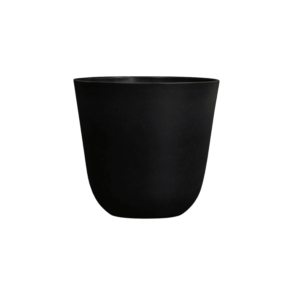 Pot de fleurs noir - d.40cm x h.36cm