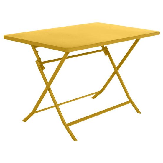 Table de jardin pliante rectangulaire