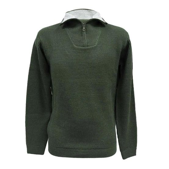 Pull col camionneur kaki lorry taille s à 3xl