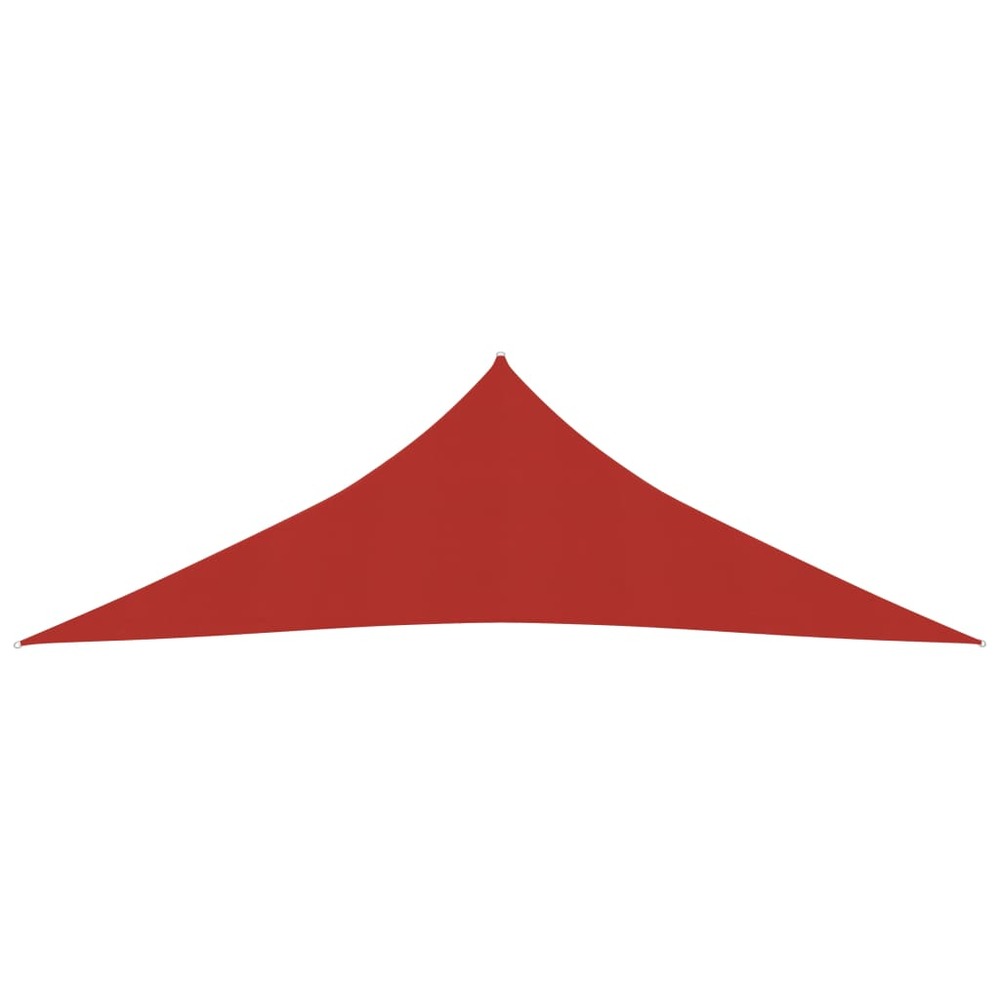 Voile toile d'ombrage parasol 160 g/m² pehd 4 x 4 x 5,8 m rouge