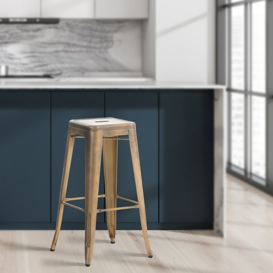 Lot de 2 tabourets de bar joshua