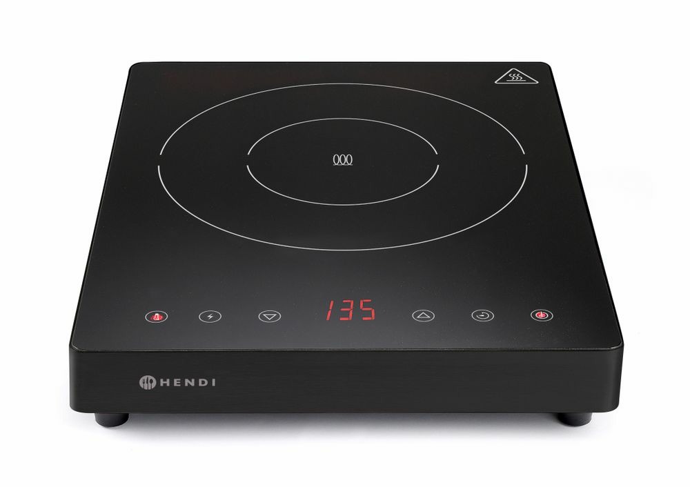 Plaque de cuisson à induction 2000w kitchen line 230v/2000w 293x373x(h)56 mm - hendi