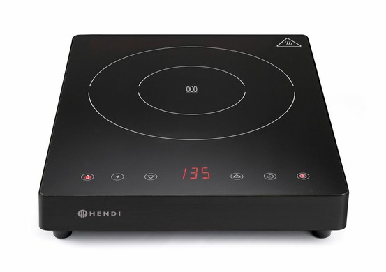 Plaque de cuisson à induction 2000w kitchen line 230v/2000w 293x373x(h)56 mm - hendi