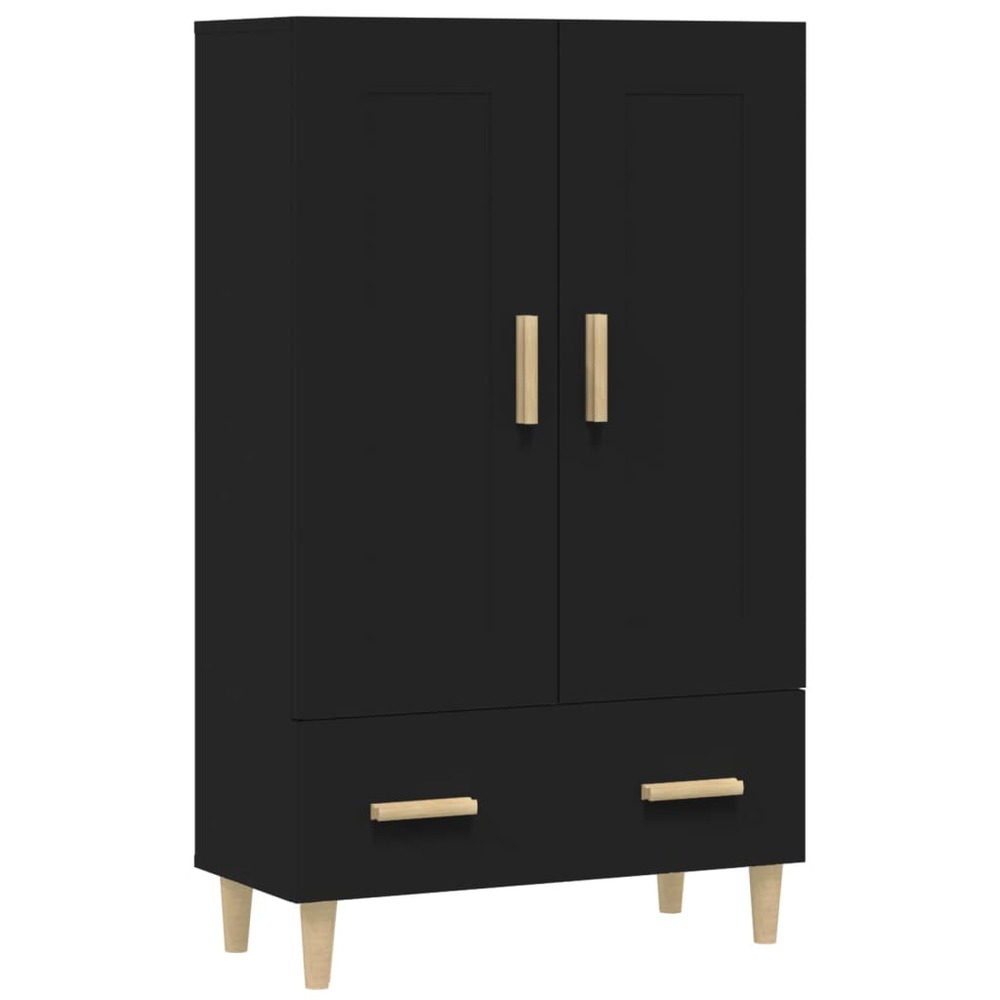Buffet bahut commode armoire meuble de rangement organisateur cuisine salle de séjour salon haut 70 x 31 x 115 cm bois d'ingé