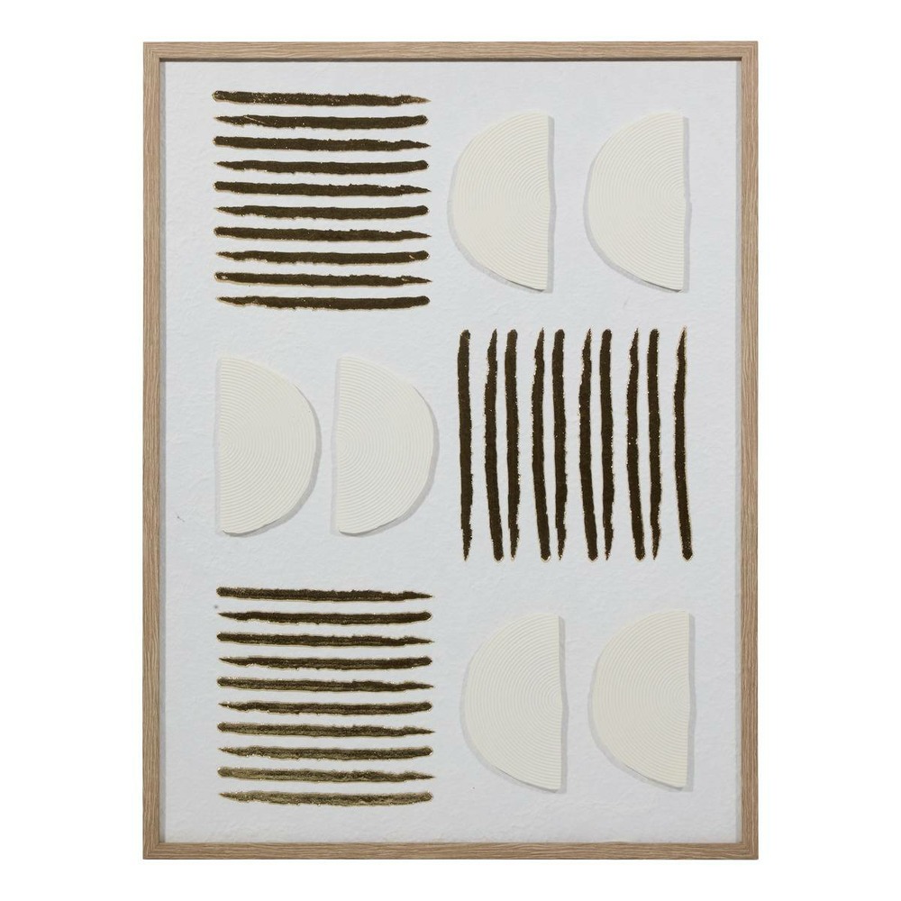 Toile 3d nourane 45x60cm blanc