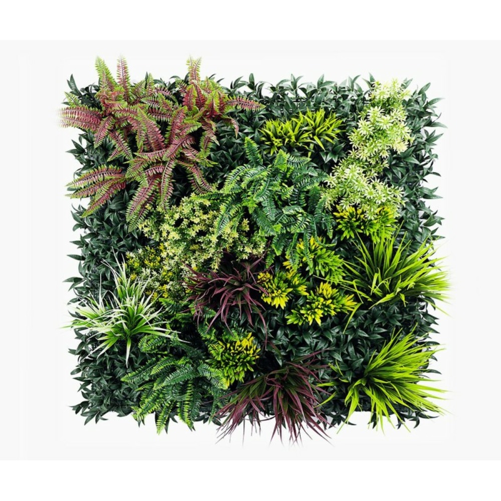 Mur végétal artificiel tropic 1 × 1 m – un décor tropical pour terrasse et clôture