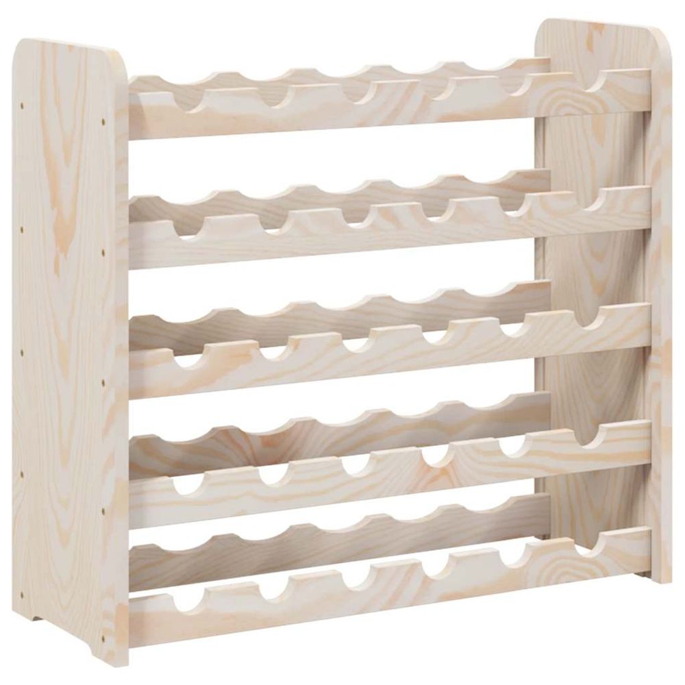 Casier à vin 67,5x25x60 cm bois de pin massif