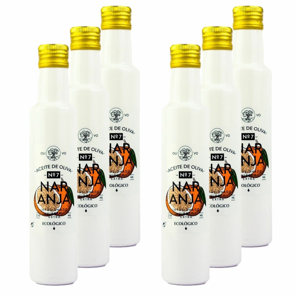 Huile olive extra vierge bio - infusée à l'orange - bouteille 250ml