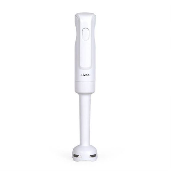 Mixeur electrique plongeant - - 300 w - 2 lames inox - 1 vitesse - blanc
