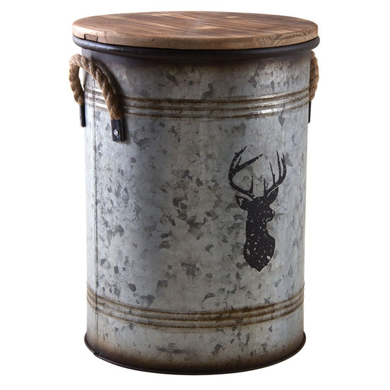 Tabouret et seau à pellets