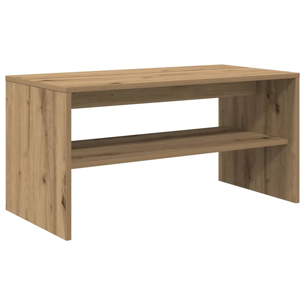 Meuble tv chêne artisanal 80x40x40 cm bois d'ingénierie