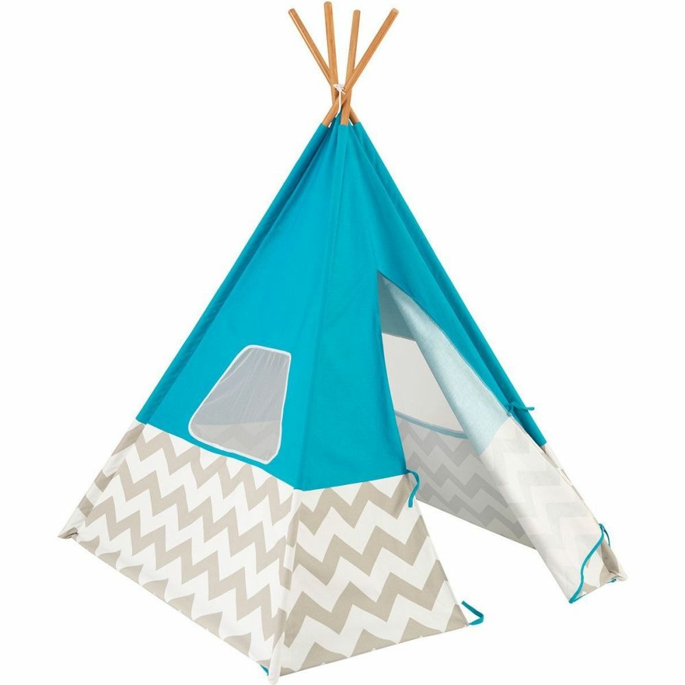 TIPI TURQUOISE A CHEVRON GRI 1-(841866)