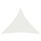 Voile toile d'ombrage parasol 160 g/m² 4,5 x 4,5 x 4,5 m pehd blanc