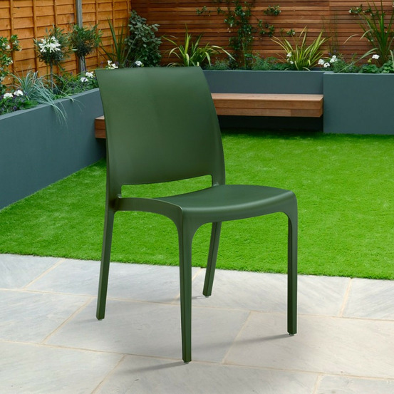 Chaise empilable bar restaurant jardin extérieur et intérieur papavero