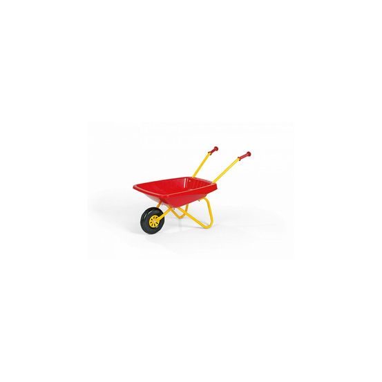 Brouette rouge en plastique pour enfant