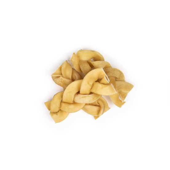 A pet store – tresses de bison – mini mastication gourmande pour chiens 100g