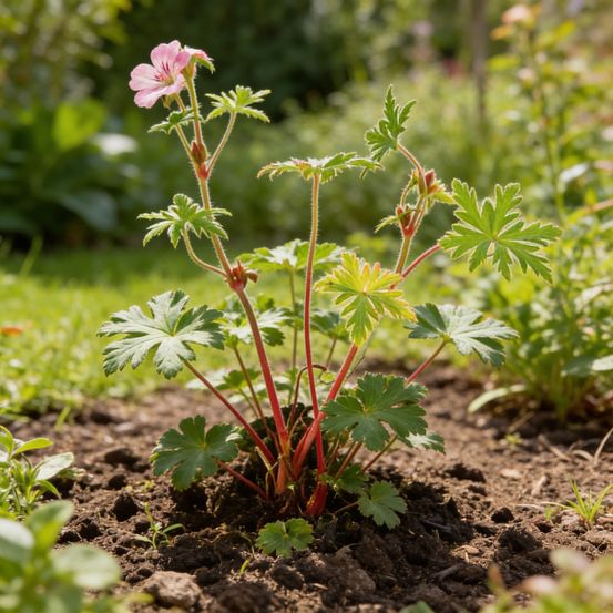 Géranium vivace brookside 20cm godet 9cm - geranium