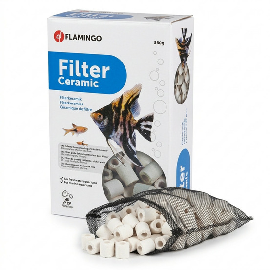 Céramique de filtration en tubes (nouilles) 550 g pour aquarium