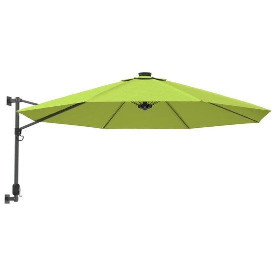 Parasol mural d'extérieur 290 cm vert