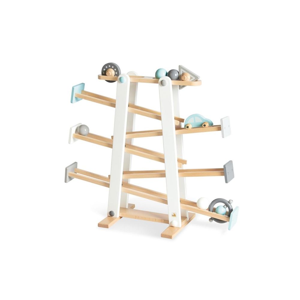 Piste à billes kuno pour jeux de société - jouet éducatif en bois