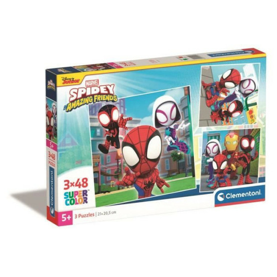 Clementoni - 3x48 pieces - spidey et ses amis extraordinaires