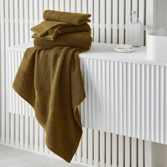 Essential - drap de bain 70x130 cm 100% coton coloris bronze