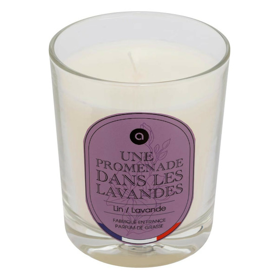 Bougie parfumée en verre