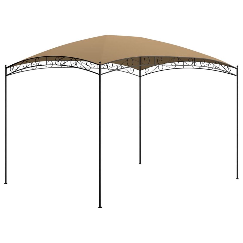 Belvédère 3x4x2,65 m taupe 180 g/m²