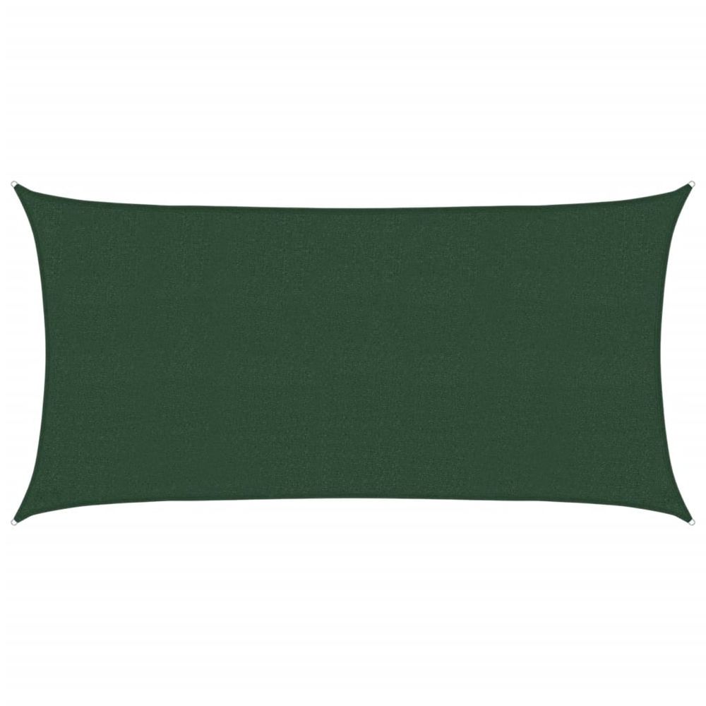 Voile d'ombrage 160 g/m² vert foncé 2,5x4,5 m pehd