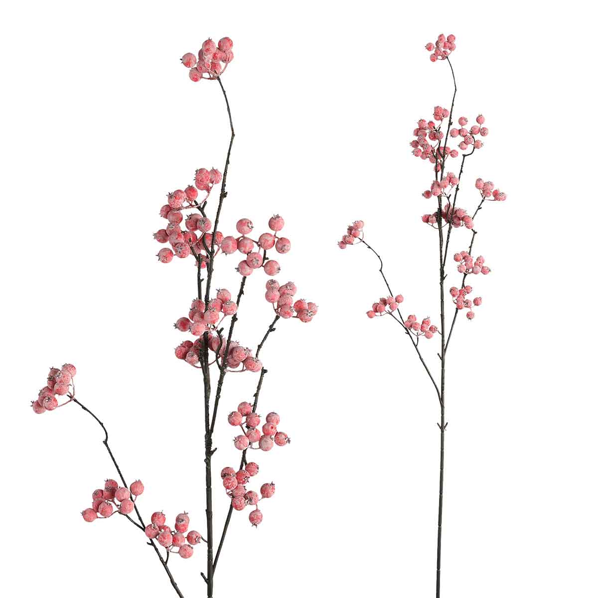 Ptmd plante artificielle berry - 50x18x99 cm - plastique - rouge