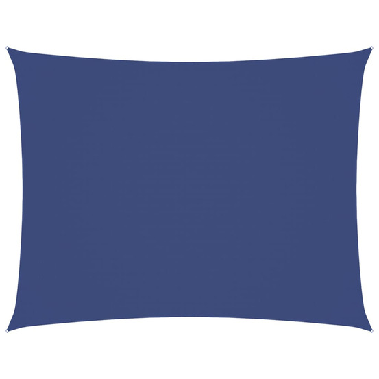 Voile de parasol tissu oxford rectangulaire 6x7 m bleu