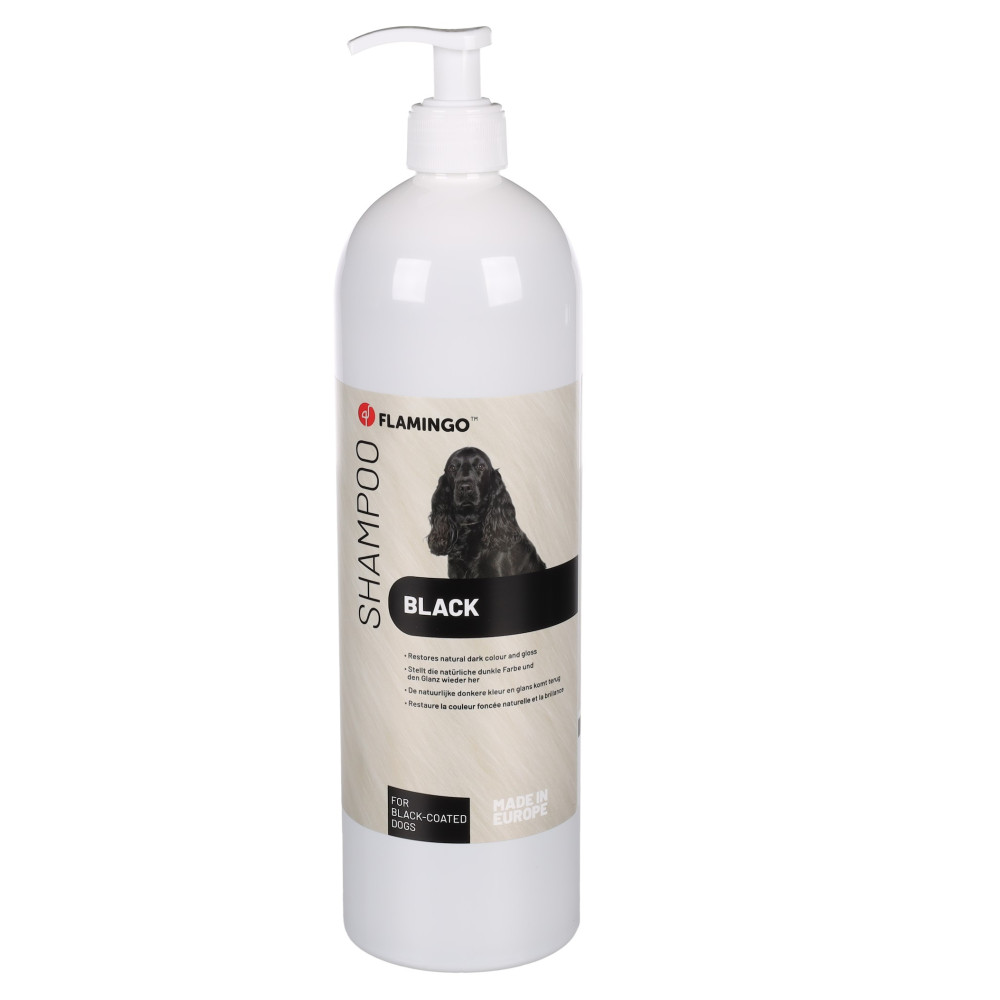 Shampoing pour chien à pelage noir 1 litre