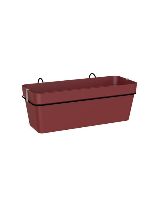 Jardinieres capri 12,5 l avec reserve et kit - rouge