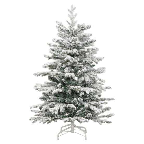 Sapin de noël artificiel à charnières avec neige floquée 120 cm