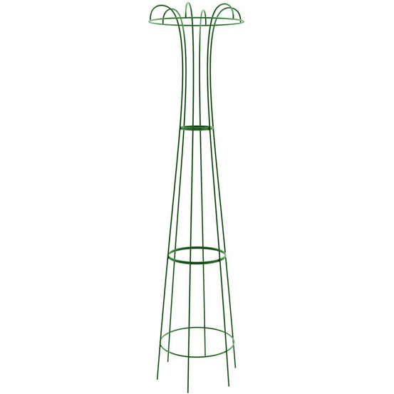 Treilli en acier 40 x 175 cm obelisk vert