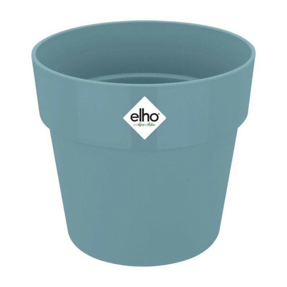 Elho b.for original pot de fleurs rond 25 - bleu - ø 25 x h 23 cm - intérieur - 100% recyclé