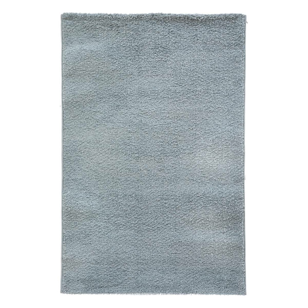 Tapis en jute 100x150cm bleu