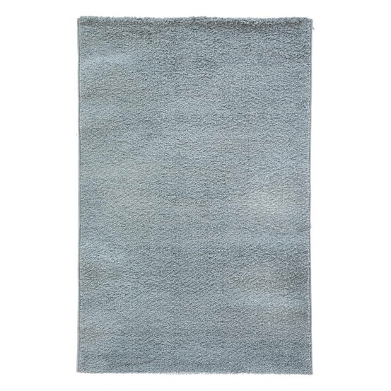 Tapis en jute 100x150cm bleu