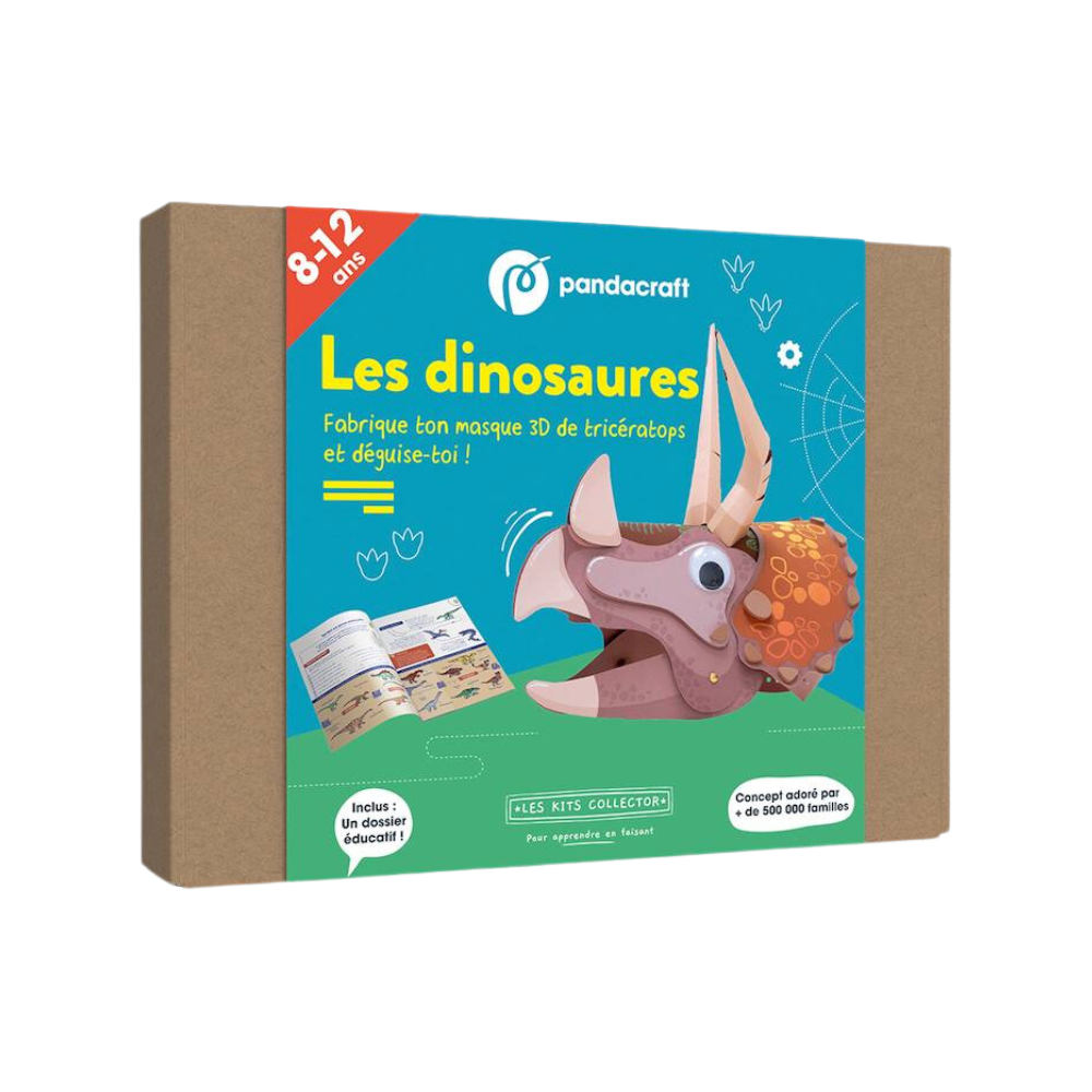 Kit pandacraft dinosaures 8-12 ans