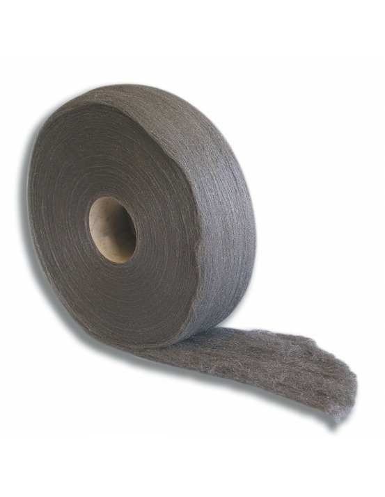 Laine d'acier en rouleau grain n°0 - 1 kg